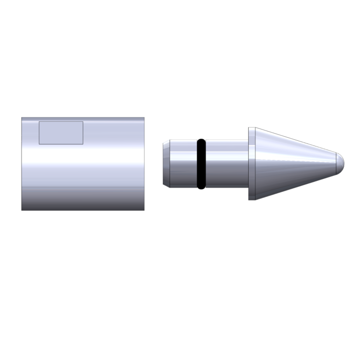 Grot wstrzeliwany do lancy iniekcyjnej 21,3mm